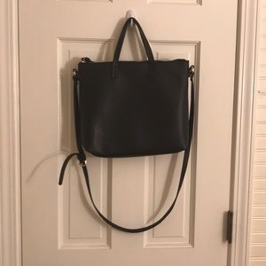 Large, black cross body purse. Old Navy